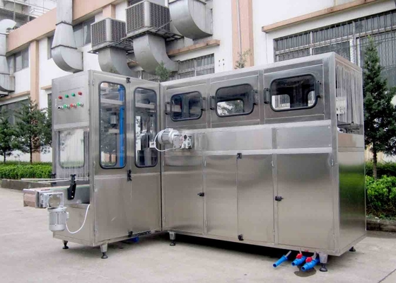 L tipo máquina de rellenar 200BPH del agua embotellada de 5 galones para la línea de embotellamiento completa